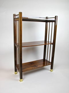 Beautiful Art Nouveau Etagere Beech/ Nutwood, Austria, circa 1905