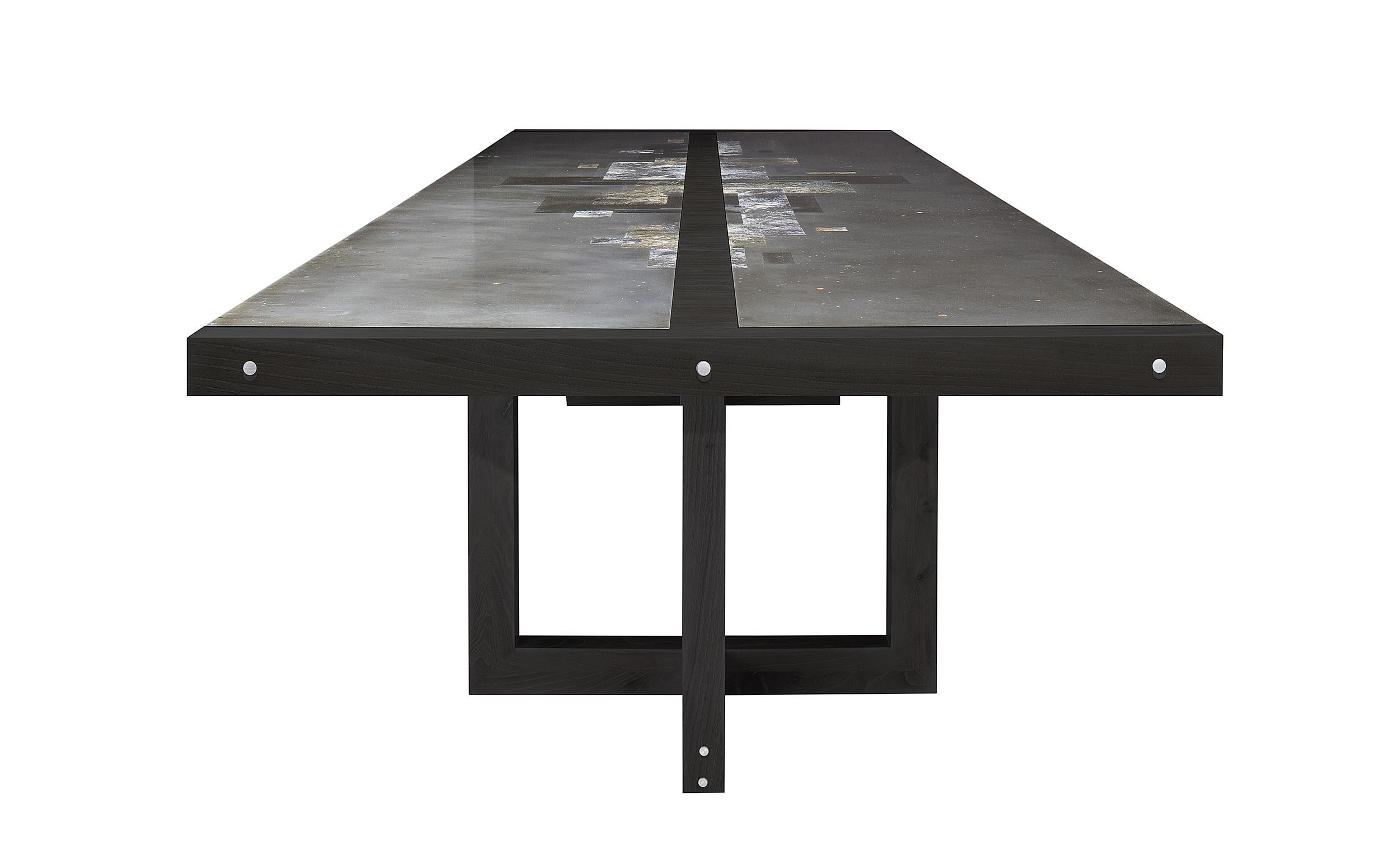 Zinc Table de salle à manger 