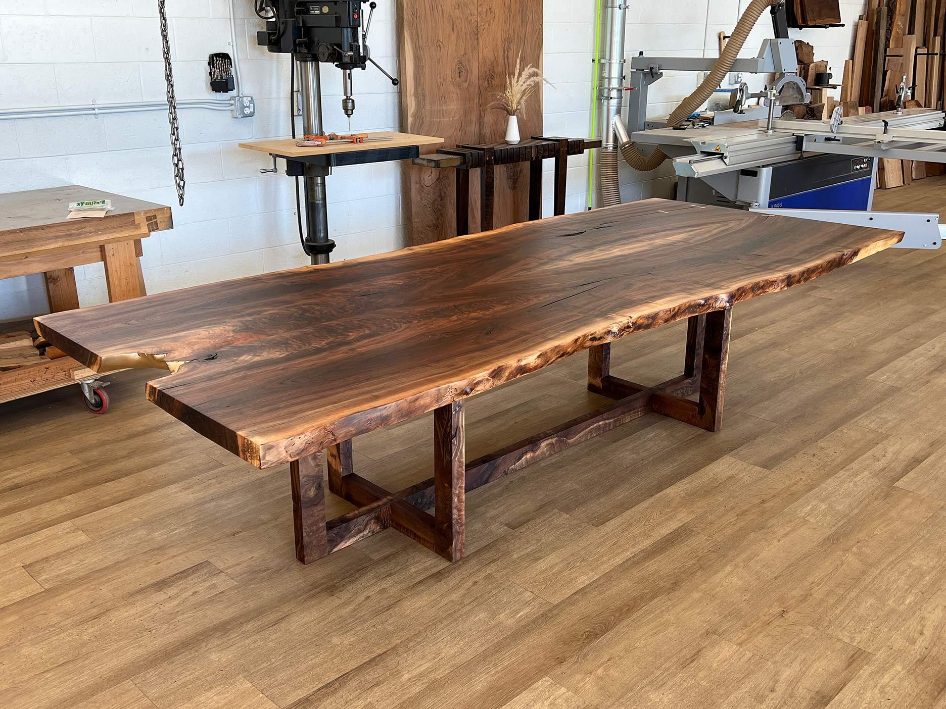 With it’s architectural quality and clean vertical lines, the BERLIN table is versatile in it’s ability to blend in with any interior.

Those who appreciate wood will discover the quality joinery and superior craftsmanship on display- a table built