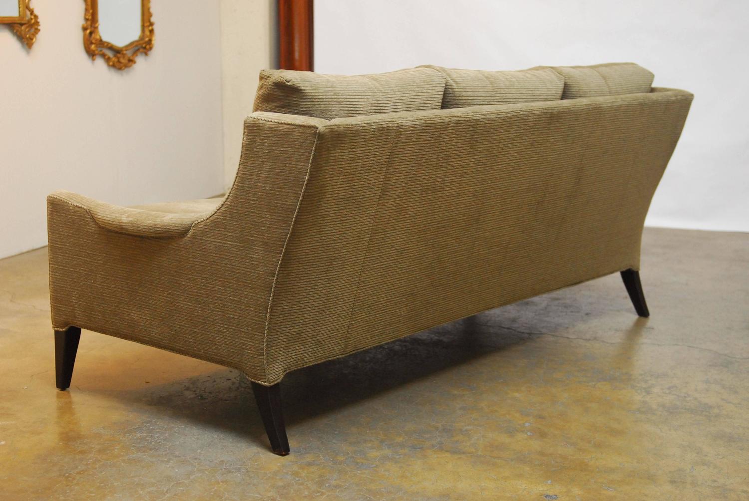 Mid-Century Modern Style Sofa by Kravet For Sale at 1stdibs