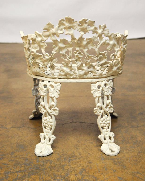 Victorian Cast Iron Patio Set at 1stDibs