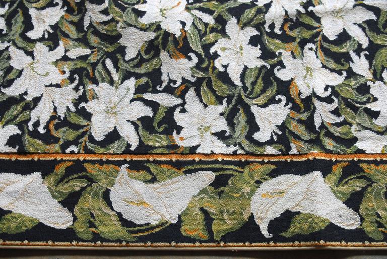 Large Mid Century Modern Rug By Stark Carpet At 1stdibs Dramatic Whole Room Rug Made In The United States By Stark Carpet Featuring A Fl Needlepoint