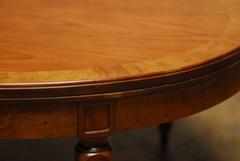 French Style Oval Coffee Table by Baker