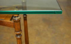 Henredon Glass Top Console Table