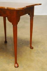 George II Mahogany Tea Table by Baker