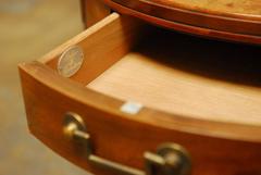 French Bouillotte Style Side Table by Baker