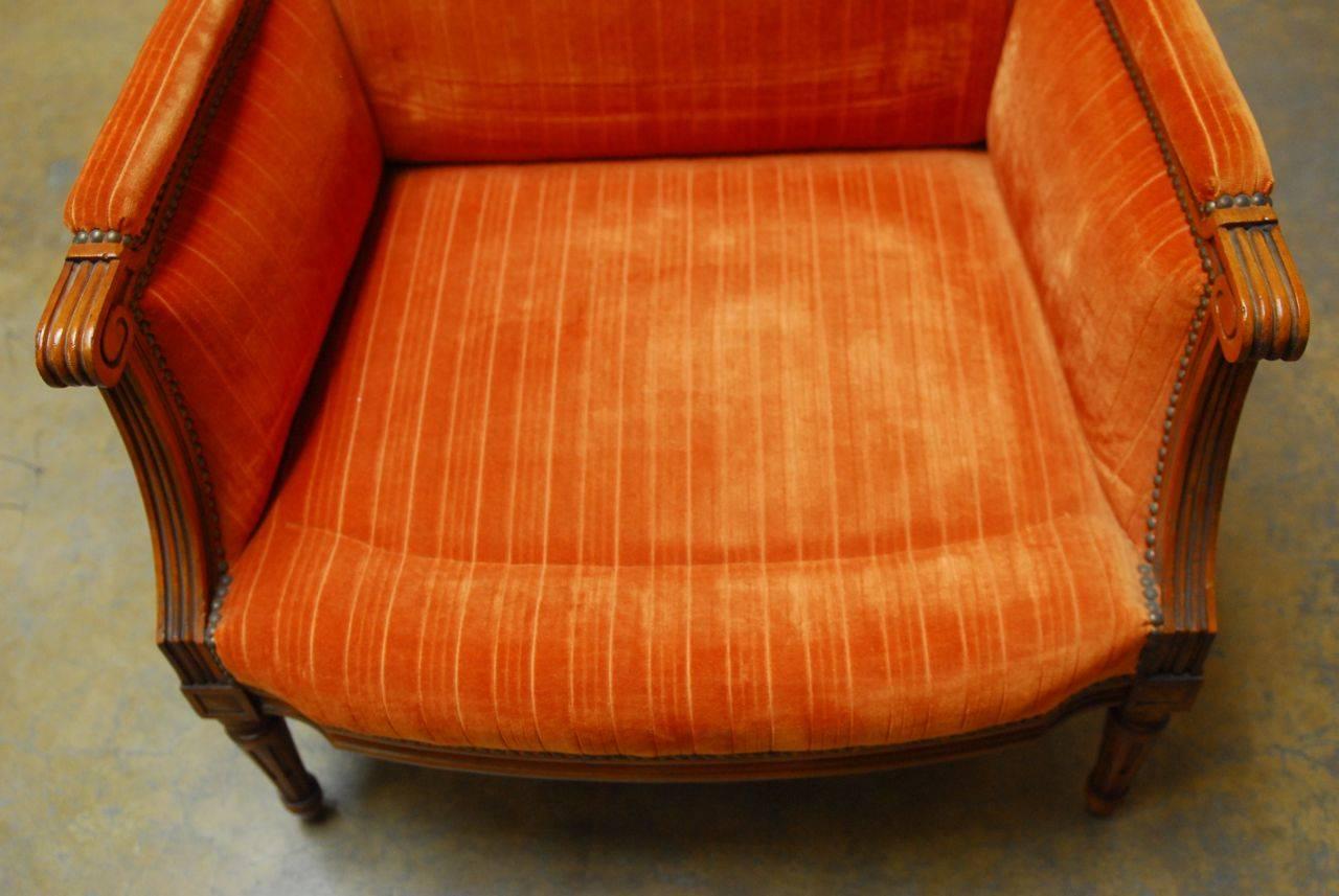 French Louis XVI Style Marquise Armchair 2