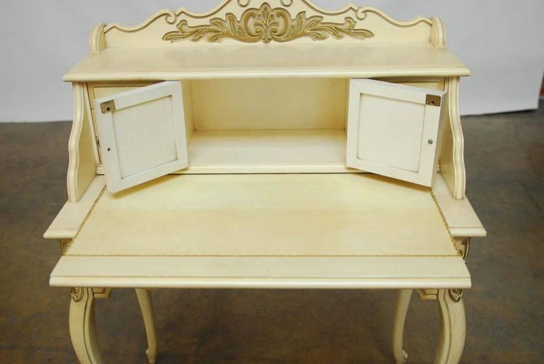 French Provincial Style Ladies Writing Desk At 1stdibs Diminutive Ladies Writing Table Made In The French Provincial Style With A Fitted Six Drawer Storage