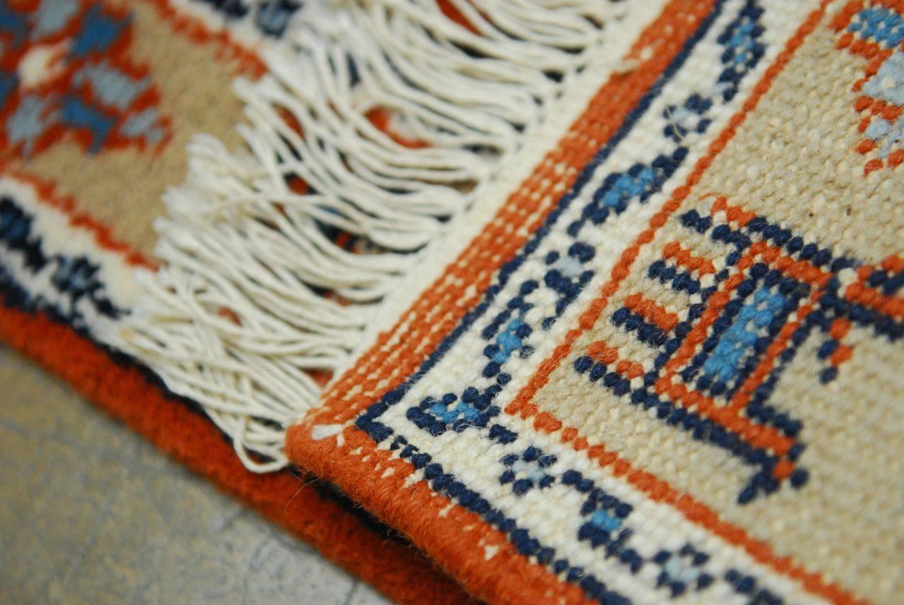 Hand-Woven Tribal Meshkin Style Carpet