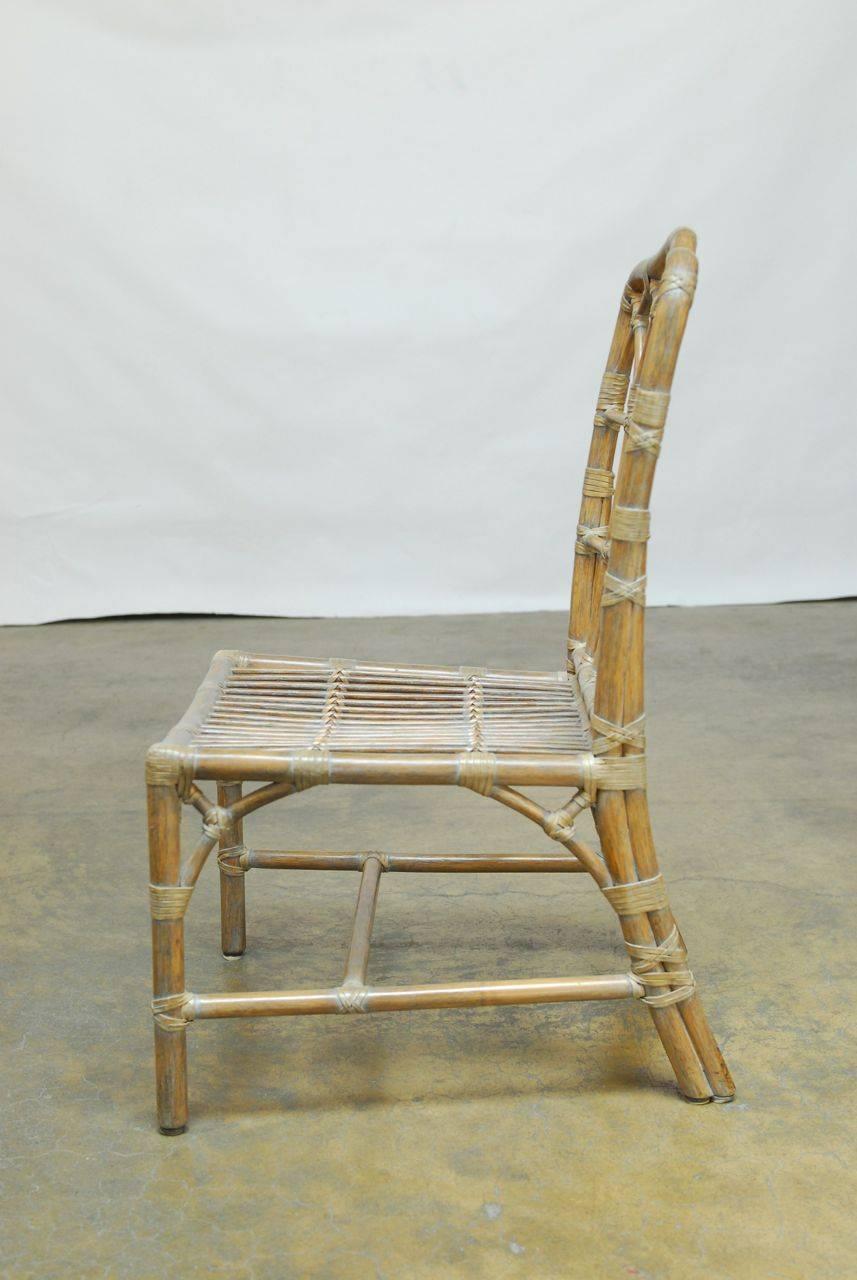 rattan chippendale dining chairs