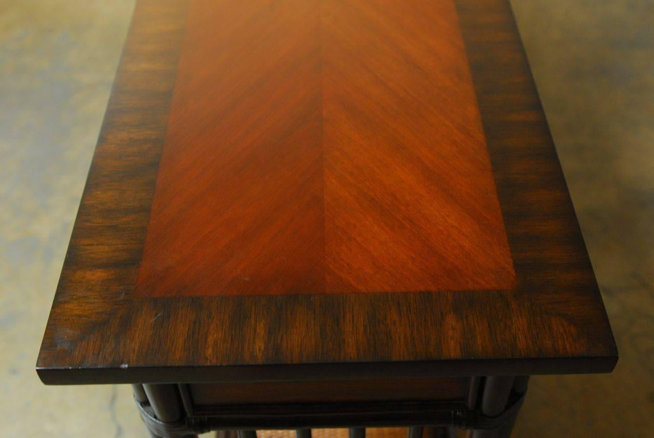 palecek console table