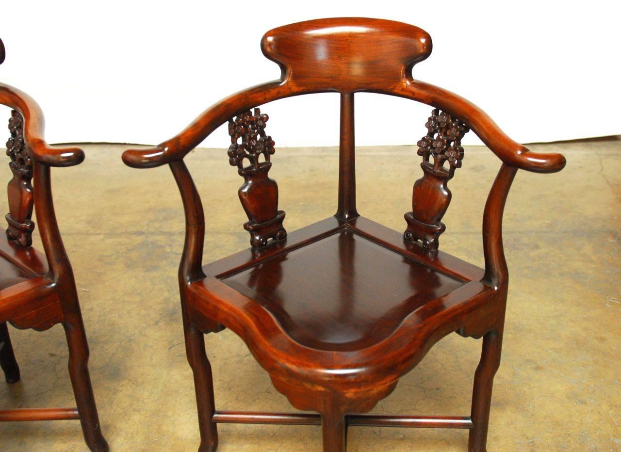 chinese corner chairs