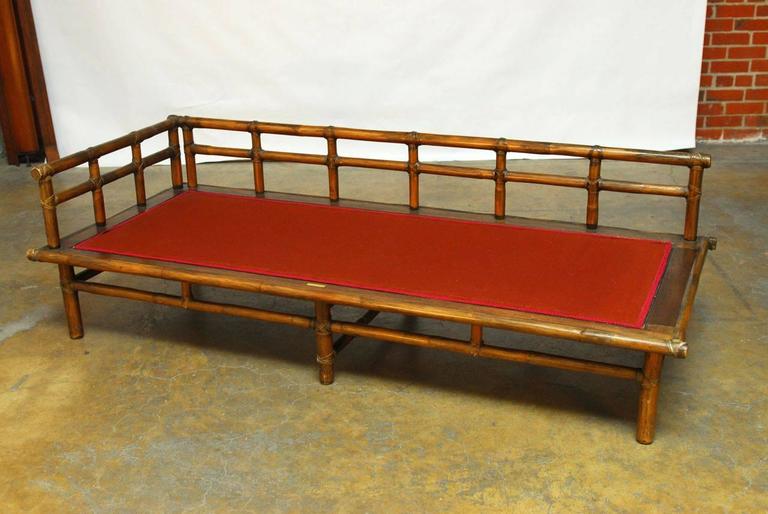 Asian Style Bamboo Daybed by McGuire at 1stDibs bamboo day bed