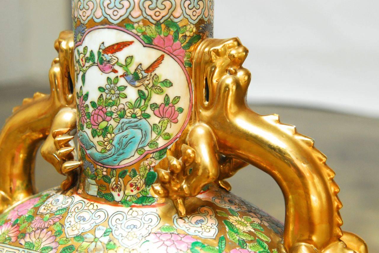 chinese moon flask vase