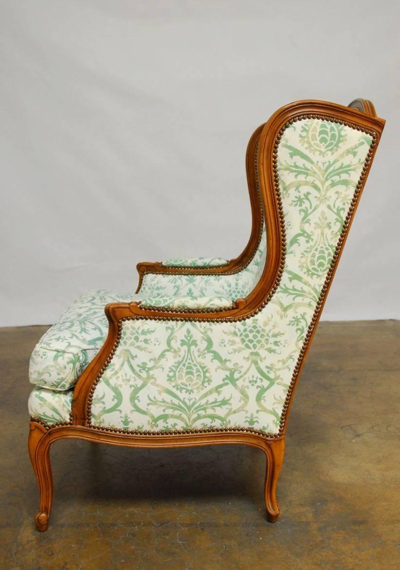 baker wing chair