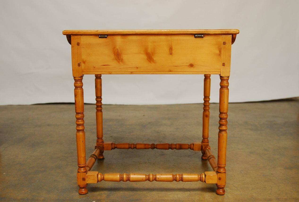 Pair of Rustic Pine Italian Bible Box Tables In Excellent Condition In Rio Vista, CA