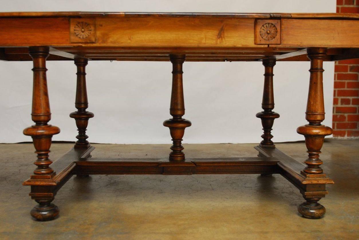 French 17th Century Louis XIII Period Oak Refectory Dining Table