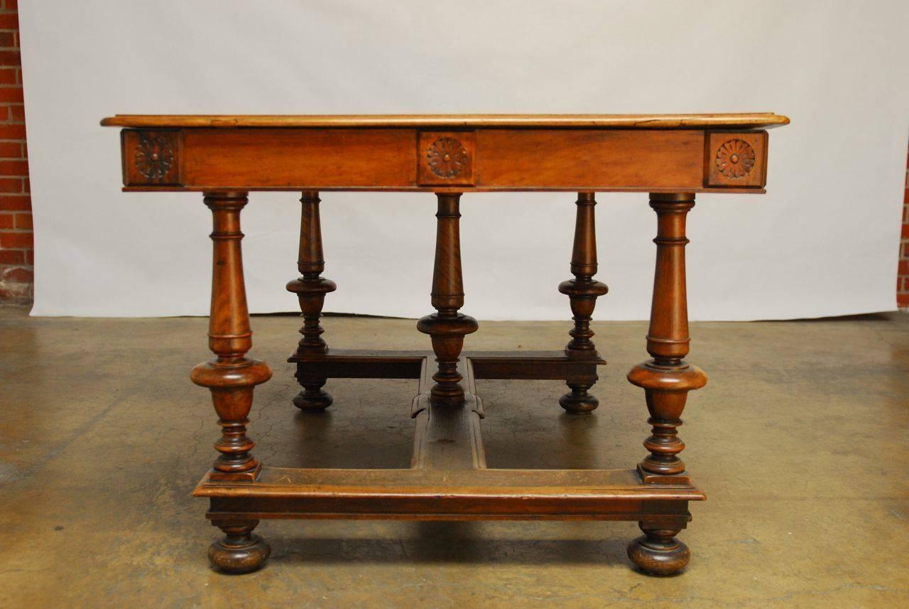 18th Century and Earlier 17th Century Louis XIII Period Oak Refectory Dining Table