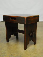 Pair of Small French Country Bench Seats