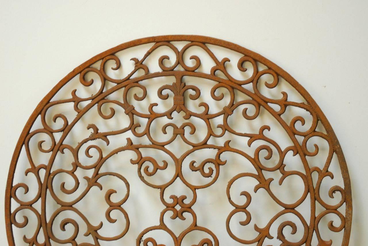 Spanish Colonial Round Iron Spanish Window Grill