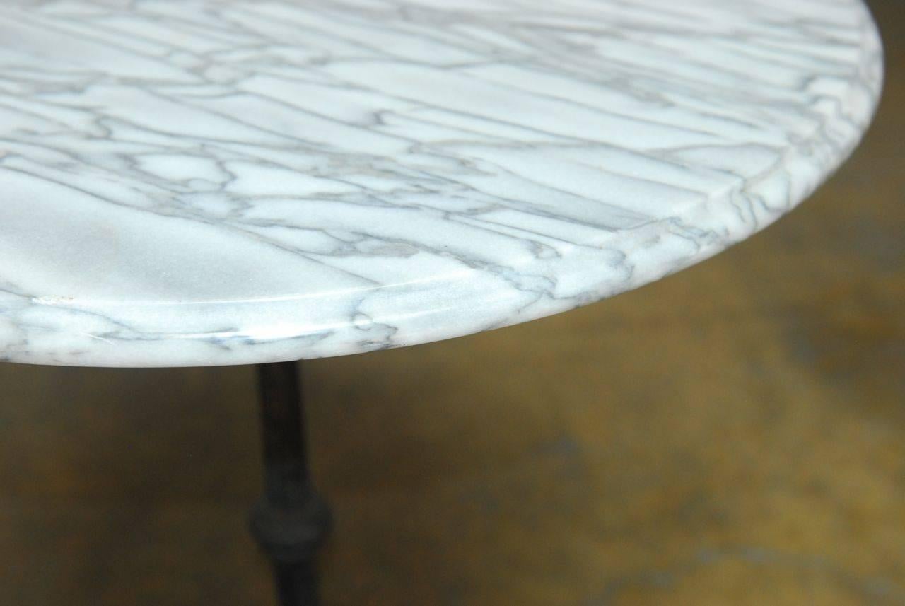 french bistro table marble top