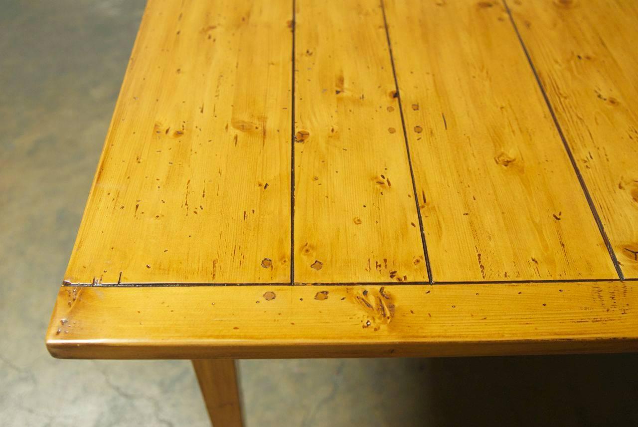 20th Century Italian Pine Farm Table