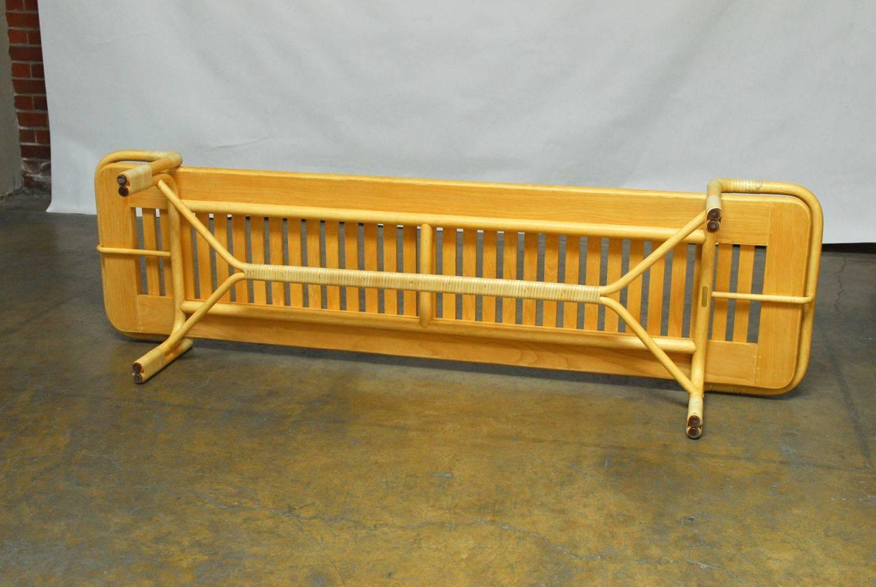 20th Century Bassam Fellows Queen Bench Daybed for McGuire