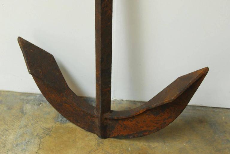 Antique Cast Iron Ships Anchor For Sale at 1stDibs