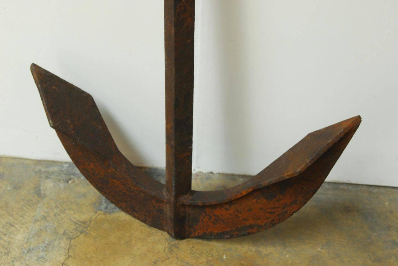 Antique Cast Iron Ships Anchor For Sale at 1stdibs
