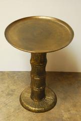 Diminutive Brass Bamboo Drink Table