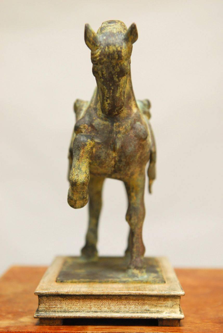 chinese bronze horse sculpture