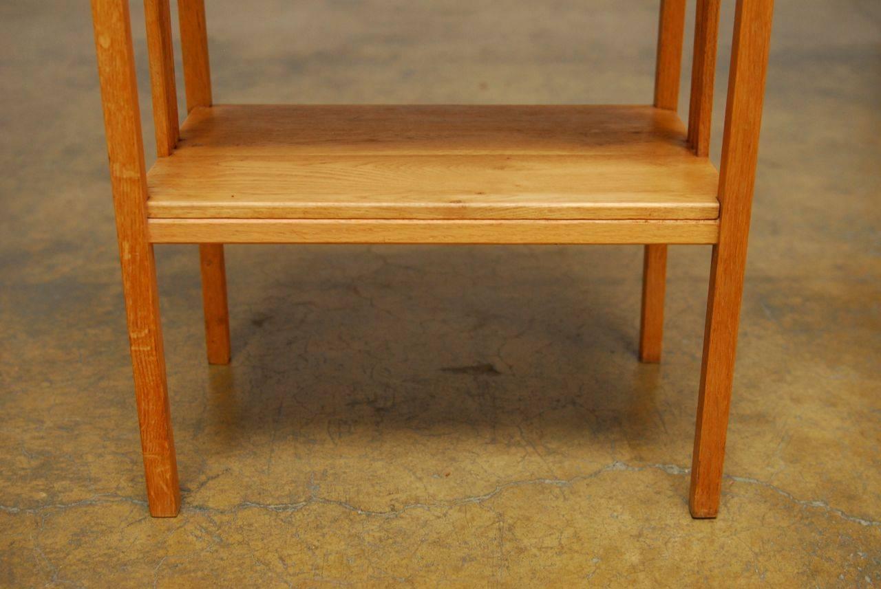 20th Century Oak Occasional Table by Jeffrey Alan Marks