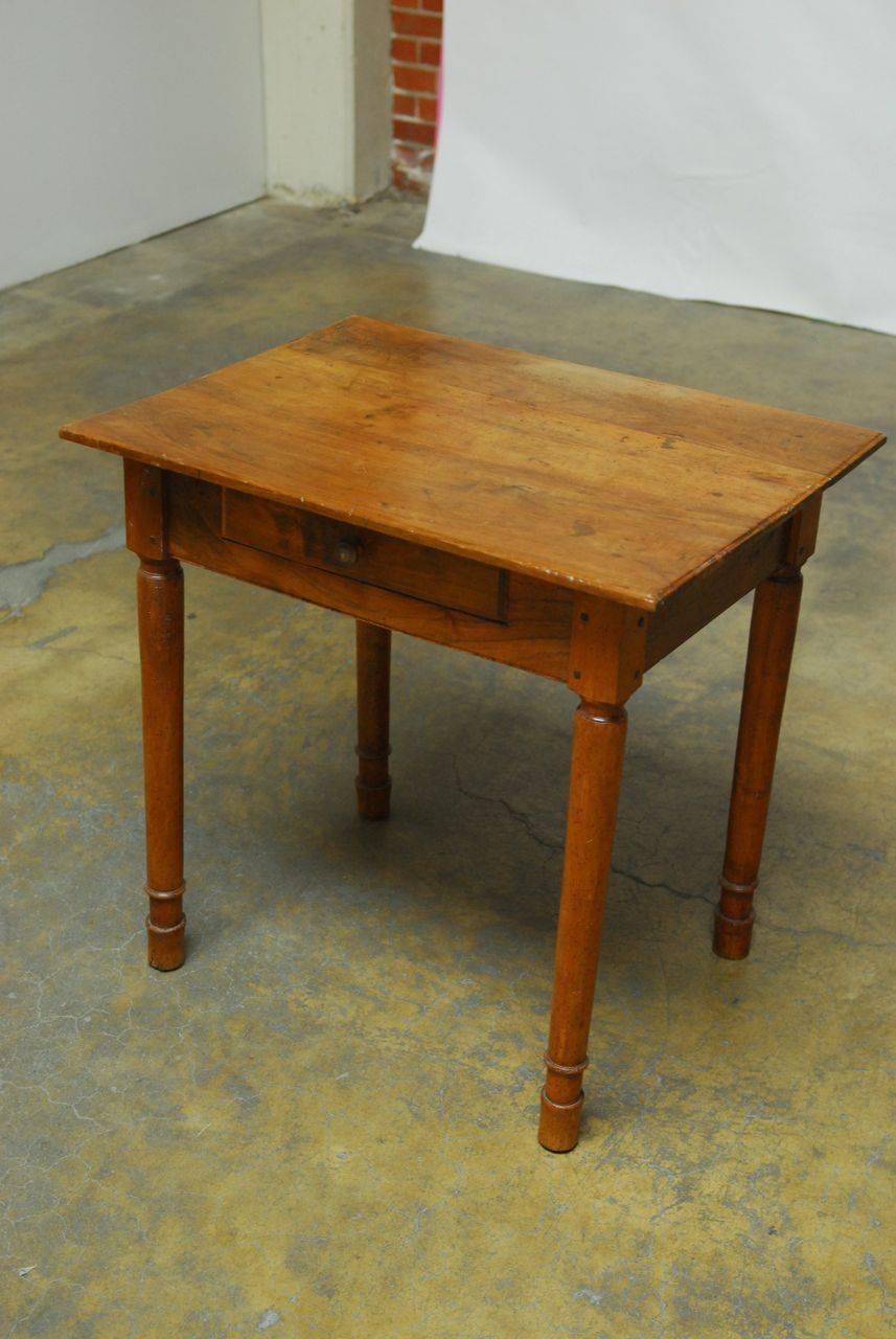 Hand-Crafted 18th Century Rustic French Farmhouse Writing Table
