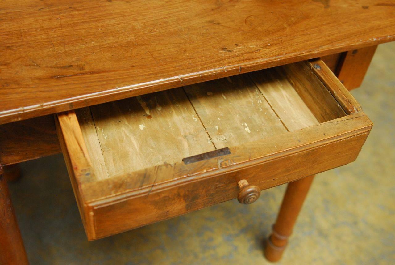 18th Century and Earlier 18th Century Rustic French Farmhouse Writing Table