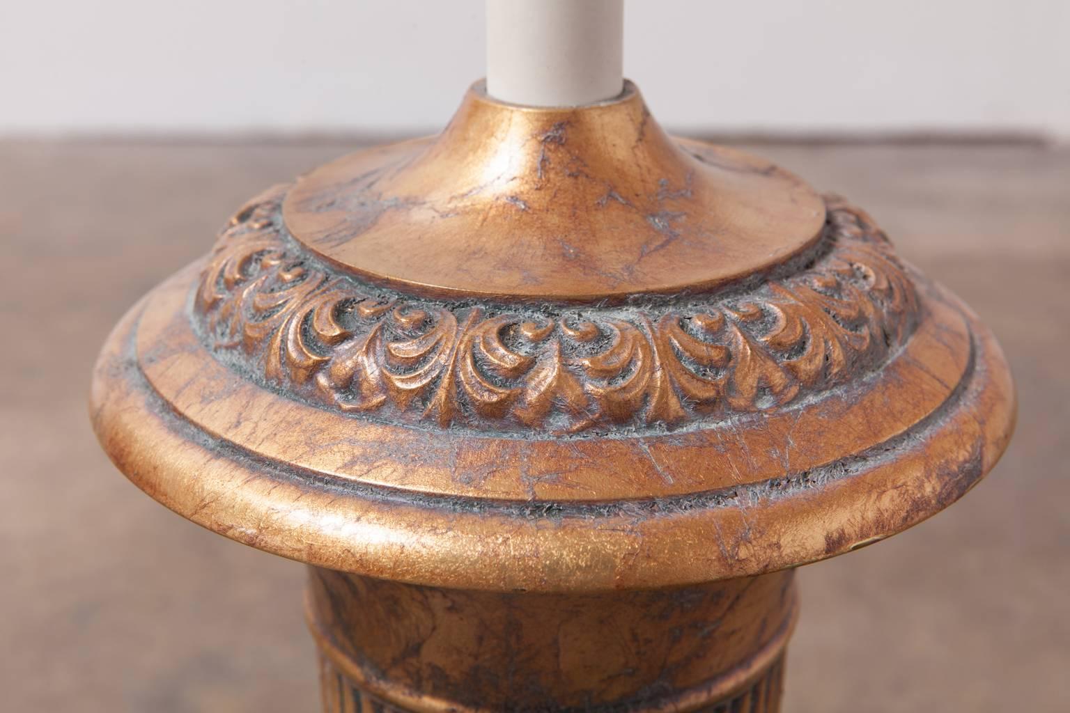 Pair of Neoclassical Brass Urn Stiffel Table Lamps In Excellent Condition In Rio Vista, CA