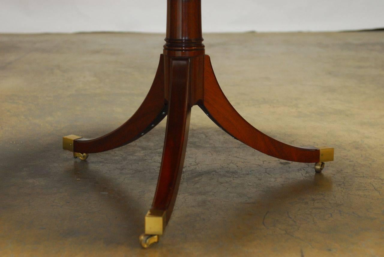 American Georgian Mahogany Breakfast Table by Kindel