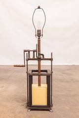 Industrial Age Mechanical Grinder Table Lamp