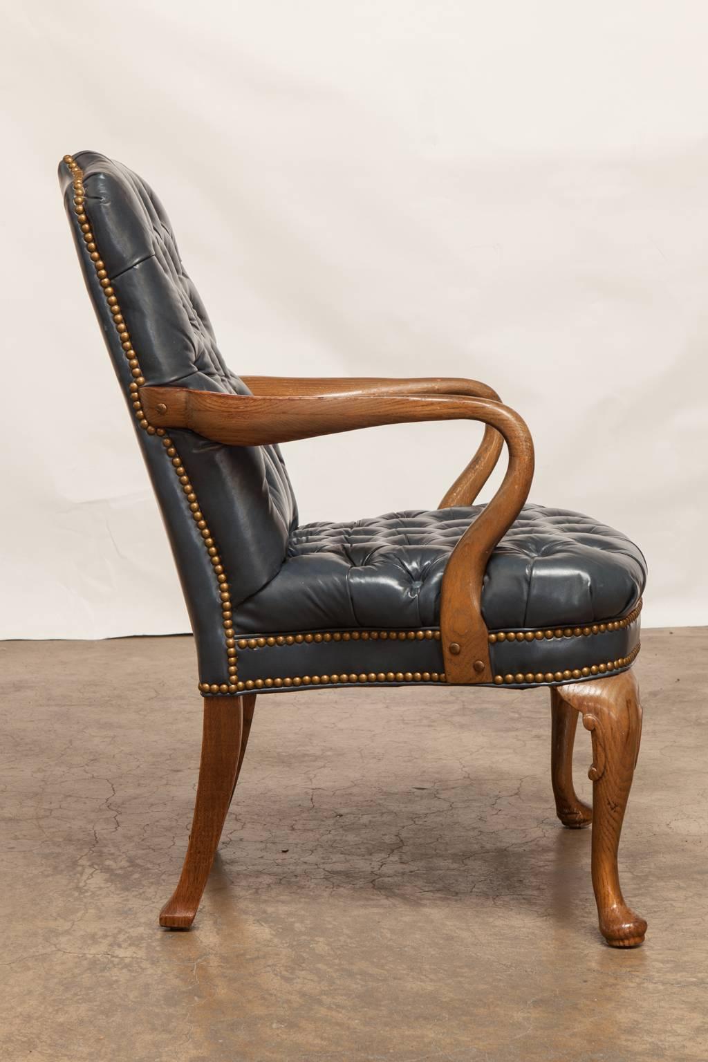 schafer bros leather chair