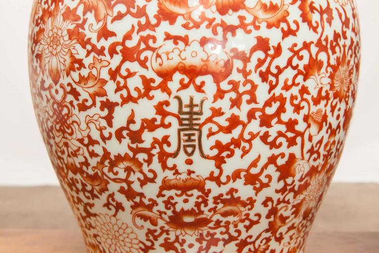 Pair Of Large Chinese Porcelain Temple Ginger Jars At 1stdibs Qing Pair Of Large Chinese Porcelain Temple Ginger Jars For
