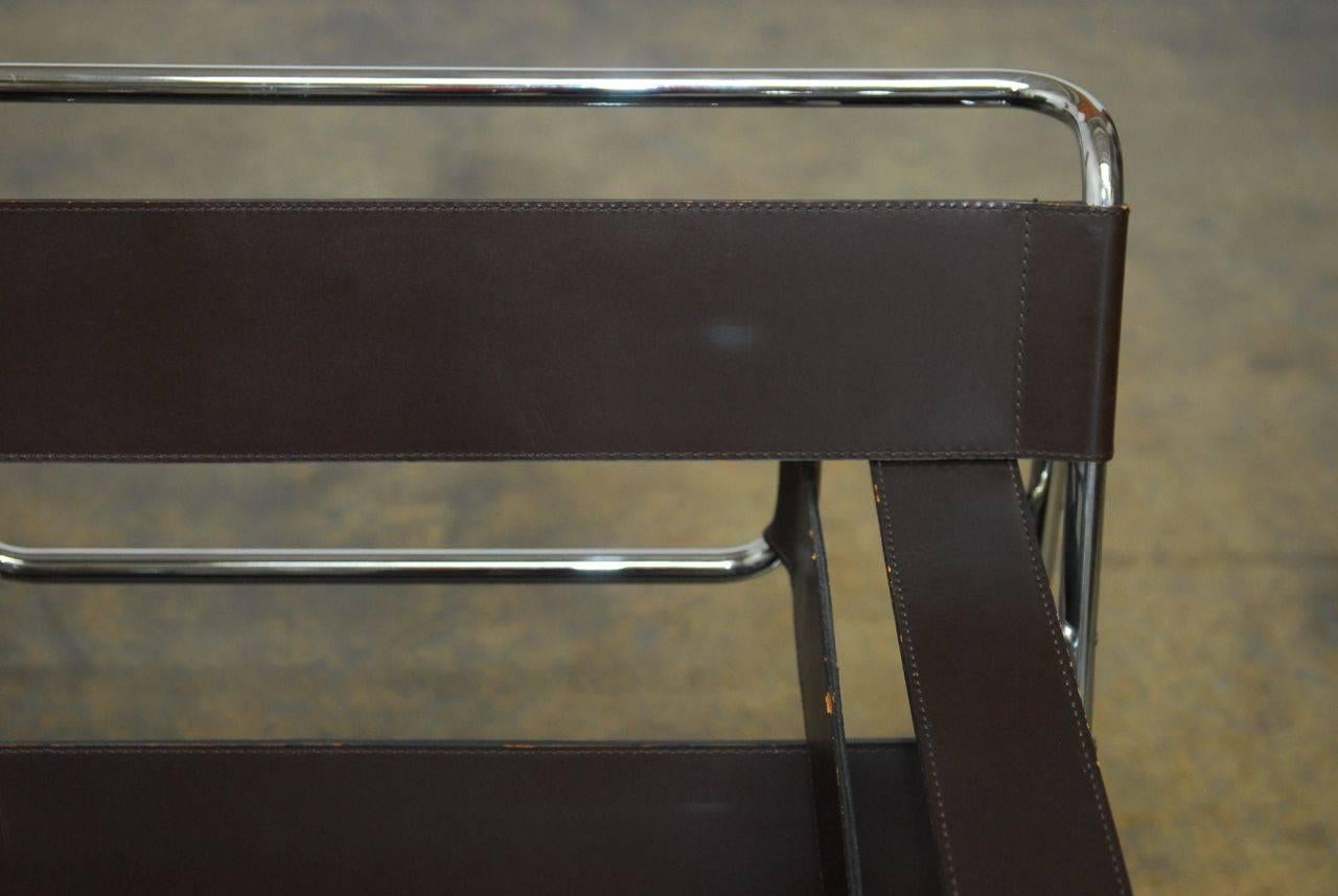 Italian Mid-Century Wassily Chair by Marcel Breuer for Stendig