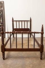 Pair of Jenny Lind Style Mahogany Spool Beds