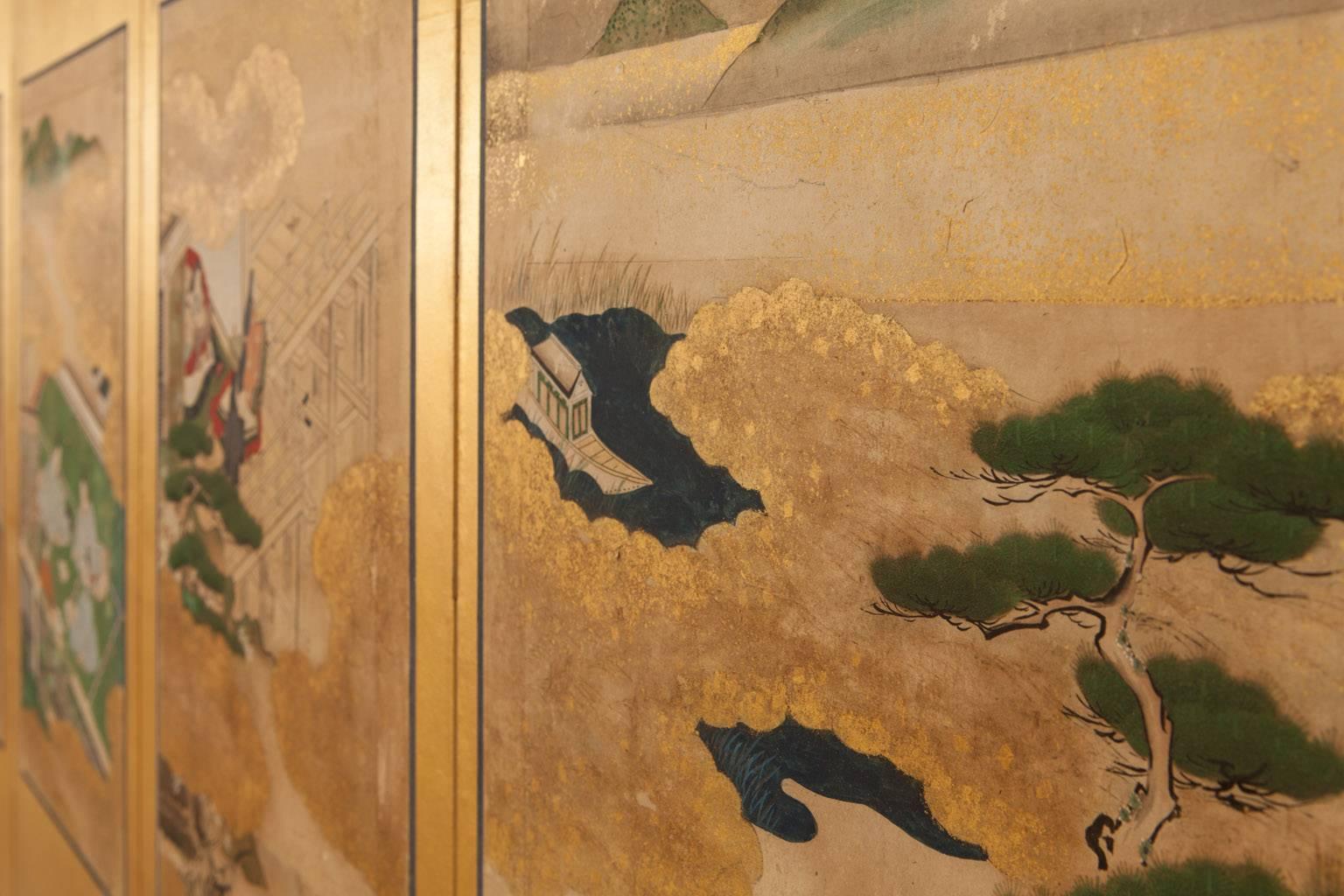 japanese six panel screen