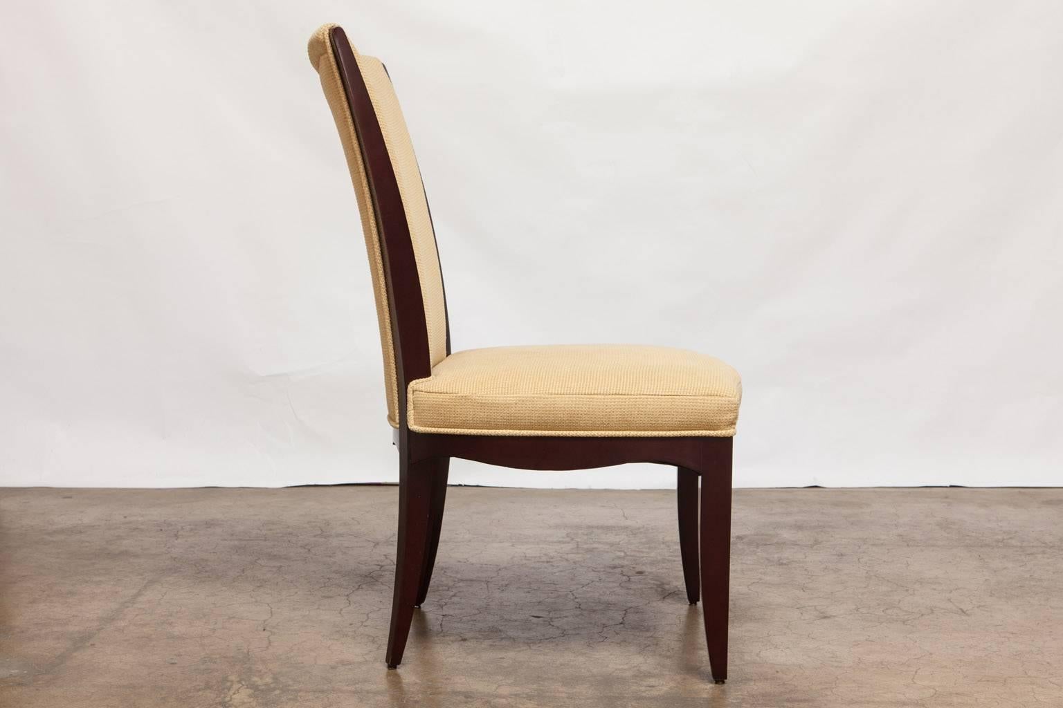 American Set of Six Mahogany Dining Chairs by Barbara Barry for Baker