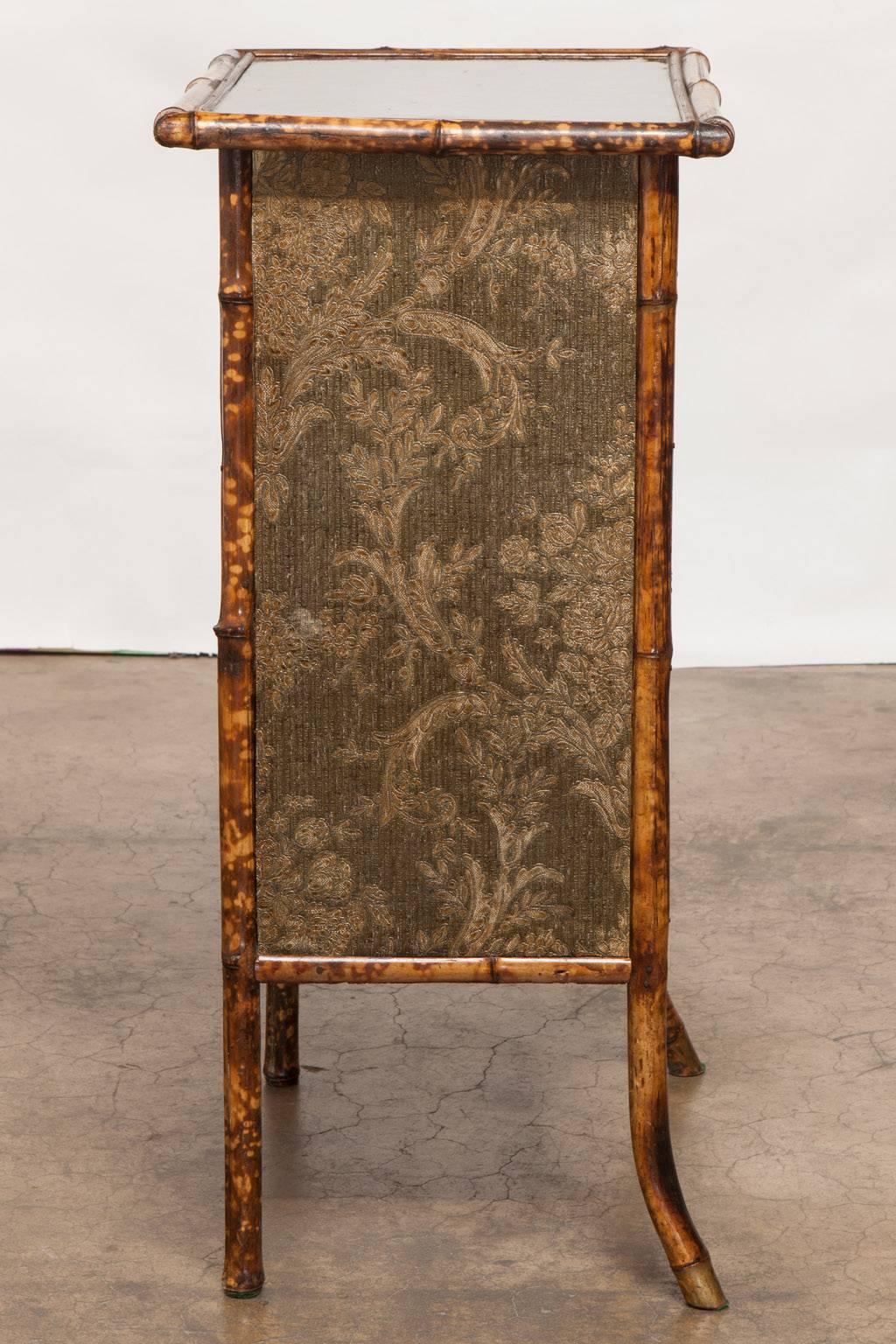 20th Century Pair of English Chinoiserie Bookcase Cabinets