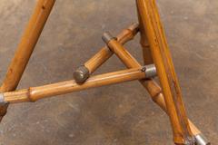 English Bamboo Tripod Drink Table