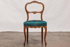 Pair of Petite French Carved Chairs