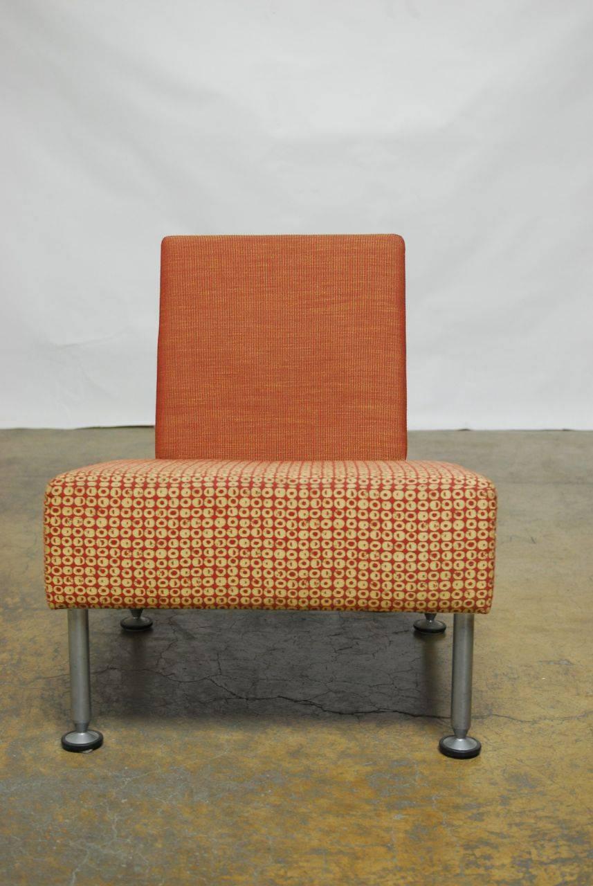 American Set of Three Brayton International Modern Chairs