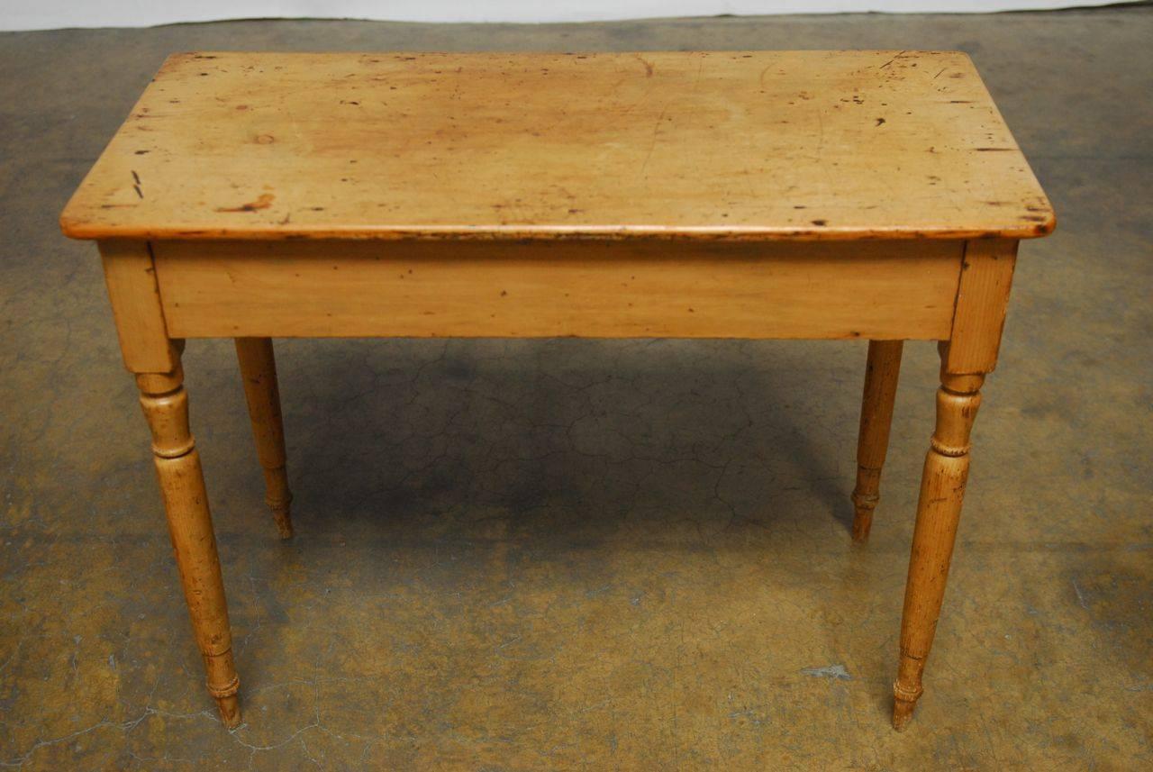 19th Century French Pine Console Table 3