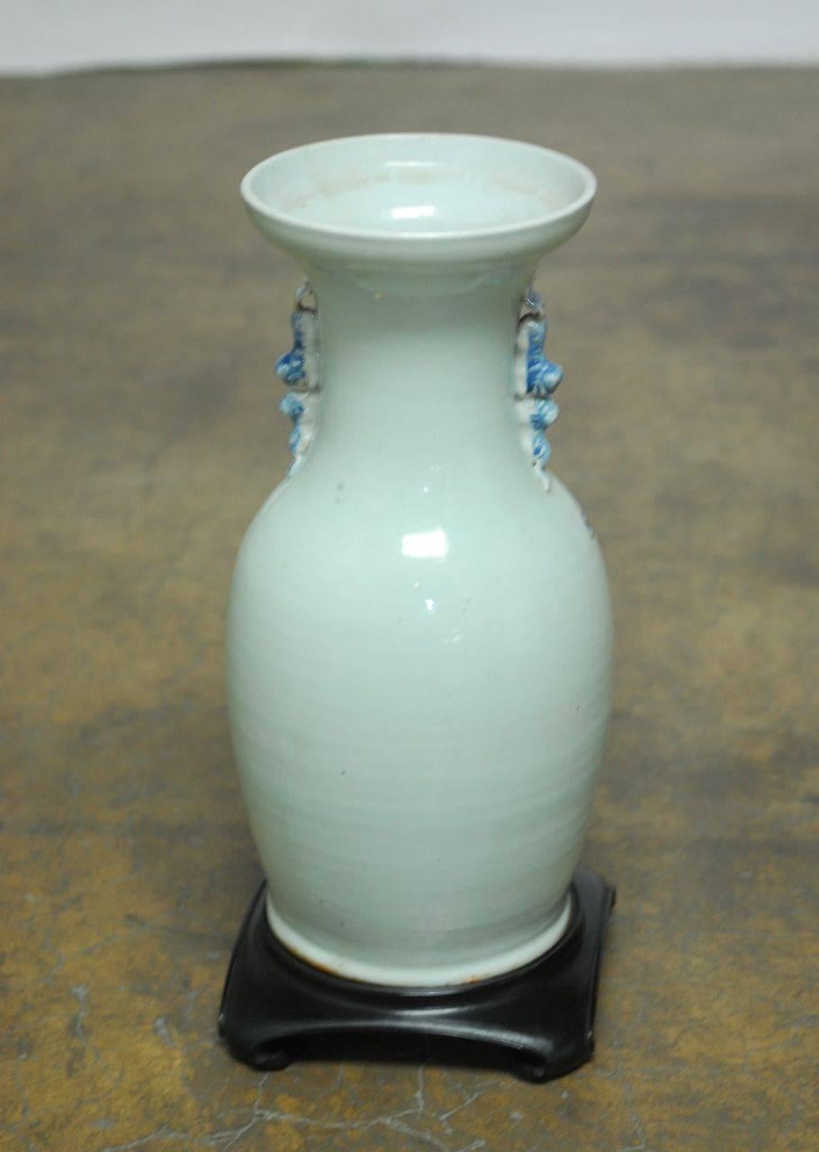 Chinese Porcelain Hehe Erxian Blue and White Baluster Vase 1