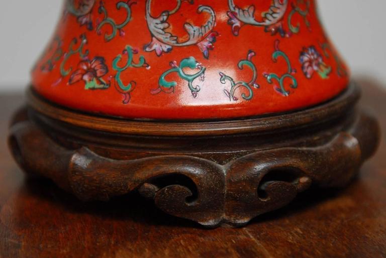 Chinese Red Ginger Jar Table Lamp at 1stDibs red ginger jar table
